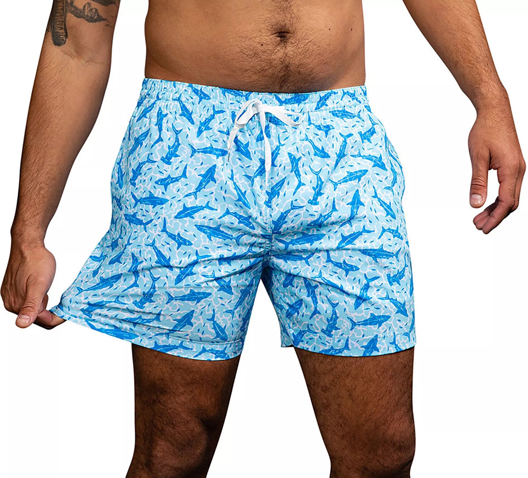 Photos - Swimwear Classic chubbies Men's  5.5" Swim Trunks, XXL, Blue 24hyhmthtrtgs55clgal 