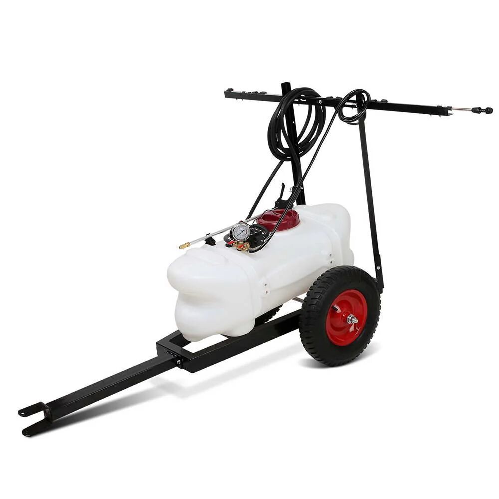 Giantz Weed Sprayer 60L Tank With Heavy Duty Trailer & Rear Boom