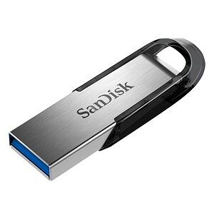 SanDisk USB-Stick Ultra Flair silber, schwarz 256 GB