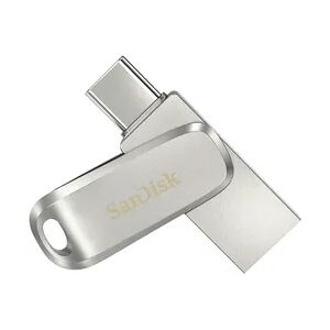 SanDisk Ultra Dual Drive Luxe USB-Stick 128 GB USB Type-A / USB Type-C 3.2 Gen 1 (3.1 Gen 1) Edelstahl