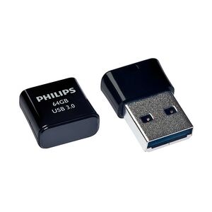 Philips Pico Edition 3.0 USB-Stick 64 GB USB Typ-A 3.2 Gen 1 (3.1 Gen 1) Schwarz