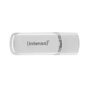Intenso Speicherstick Flash Line, USB 3.2 Gen 1, weiß, Kapazität: 128 GB, Super Speed