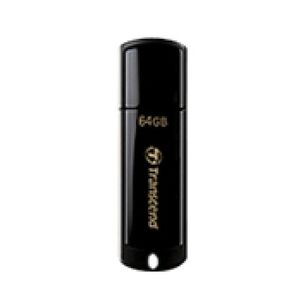 Transcend JetFlash 350 USB-Flash-Laufwerk 64 GB USB 2.0, Pure Black