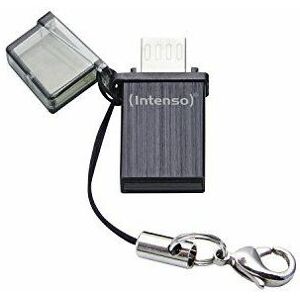 Intenso - Mini Mobile Line, 8GB 8GB usb 2.0/Micro-USB Schwarz USB-Stick