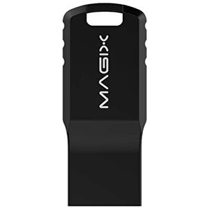 Magix 64GB USB 2.0 Flash Drive Starling, Lese-/Schreibgeschwindigkeit bis zu 10/4 MB/s (Schwarz)