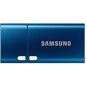 Samsung USB-Stick, USB-C, 128 GB, 400 MB/s Lesen, 60 MB/s Schreiben, USB 3.1 Flash Drive für Notebooks, Tablets und Smartphones, Blue, MUF-128DA/APC