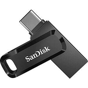 SanDisk Ultra Dual Drive Go USB Type-C 128 GB (Android Smartphone Speicher, USB Type-C-Anschluss, 400 MB/s Lesegeschwindigkeit, Nutzung als Schlüsselanhänger möglich)