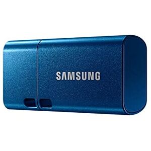 Samsung USB-Stick, USB-C, 256 GB, 400 MB/s Lesen, 110 MB/s Schreiben, USB 3.1 Flash Drive für Notebooks, Tablets und Smartphones, Blue, MUF-256DA/APC