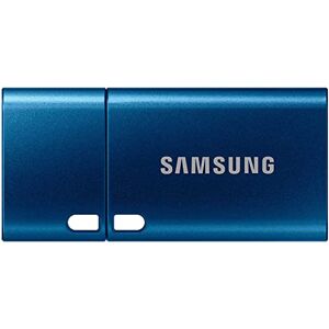 Samsung USB-Stick, USB-C, 64 GB, 300 MB/s Lesen, 30 MB/s Schreiben, USB 3.1 Flash Drive für Notebooks, Tablets und Smartphones, Blue, MUF-64DA/APC