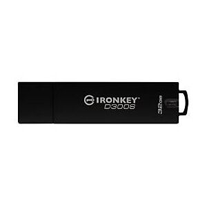 IronKey D300S - USB-Flash-Laufwerk - verschlüsselt - 32 GB - USB 3.1 Gen 1 - FIPS 140-2 Level 3