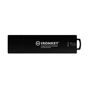 Kingston IronKey D500SM - USB-Flash-Laufwerk - verschlüsselt - 8 GB - USB 3.2 Gen 1 - TAA-konform