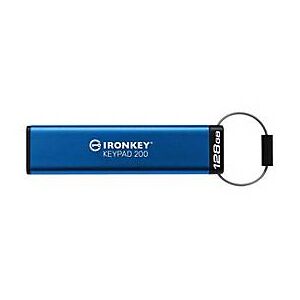 Kingston IronKey Keypad 200 - USB-Flash-Laufwerk - verschlüsselt - 128 GB - USB 3.2 Gen 1