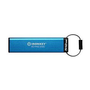 Kingston IronKey Keypad 200C - USB-Flash-Laufwerk - verschlüsselt - 512 GB - USB 3.2 Gen 1