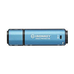 Kingston IronKey Vault Privacy 50 Series - USB-Flash-Laufwerk - verschlüsselt - 8 GB - USB 3.2 Gen 1 - TAA-konform