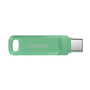 SanDisk Ultra Dual Drive Luxe - USB-Flash-Laufwerk - 256 GB - USB 3.2 Gen 1 / USB-C - absinthe green