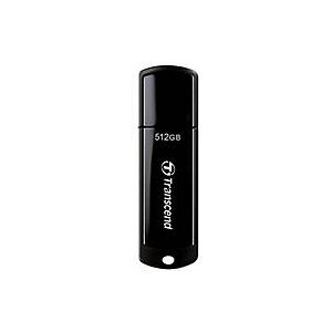 Transcend JetFlash 700 - USB-Flash-Laufwerk - 512 GB - USB 3.1 Gen 1 - Schwarz