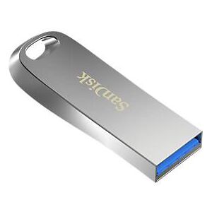 USB-Stick SanDisk Ultra Luxe, USB 3.1, bis 150 MB/s, mit Passwortschutz, 128 GB Speicherkapazität, Metall