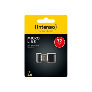 Intenso USB 2.0 Stick 32GB, Micro Line, schwarz