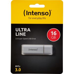 Intenso USB 3.0 Stick 16GB, Ultra Line, silber Typ-A, (R) 70MB/s, Retail-Blister