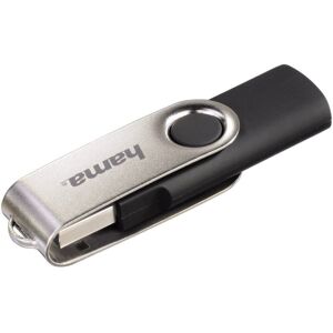 Hama FlashPen Rotate, USB 2.0, 128 GB, 6MB/s, Schwarz/S