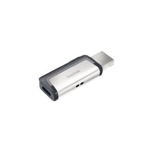 SanDisk Ultra Dual - USB flashdrive - 128 GB - USB 3.1 / USB-C