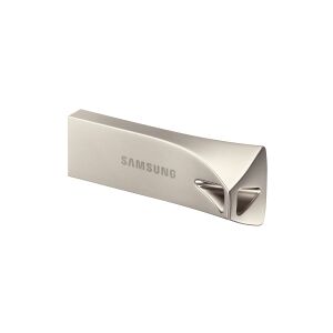Samsung BAR Plus MUF-256BE3 - USB flashdrive - 256 GB - USB 3.1 Gen 1 - champagne sølv