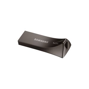 Samsung BAR Plus MUF-64BE4 - USB flashdrive - 64 GB - USB 3.1 Gen 1 - titan grå