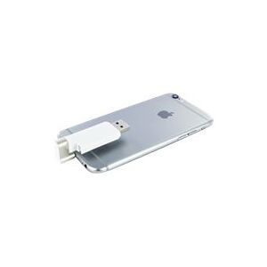 Integral Memory 64GB USB3.0 DRIVE LIGHTNING USB ISHUTTLE WHITE DUAL CONNECTOR FOR IPHONE AND IPAD INTEGRAL