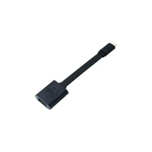 Dell - USB adapter - 24 pin USB-C (han) til USB Type A (hun) - USB 3.1 - 13.2 cm - sort - for Chromebook 3110, 3110 2-in-1  Latitude 54XX, 55XX  Precision 3260, 35XX, 55XX, 75XX, 77XX