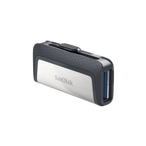 SanDisk Ultra Dual - USB-flashdrev - 32 GB - USB 3.1 / USB-C