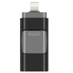 Floveme Micro-USB/Lightning-hukommelse (128 GB) Svart