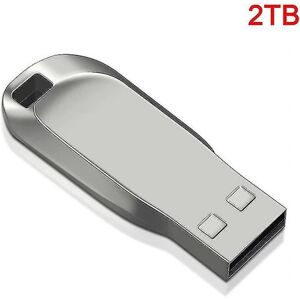 U Disk, USB 3.0 Flash Drive Pendrive High-speed Data Memory Storage Flash Disk Stick Silver 2TB