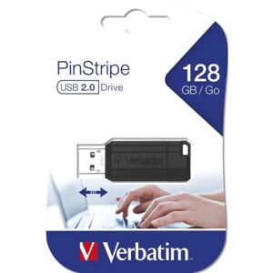 Verbatim PinStripe 128GB USB-sticka USB Type-A 2.0 Svart