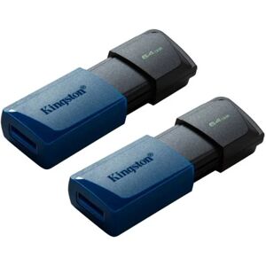 Kingston 64GB USB3.2 Gen 1 DataTraveler Exodia M (Black + Blue)