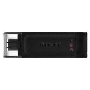 Pendrive 32Gb Usb-C 3.2  Kingston Dt70 Negro Dt70/32Gb