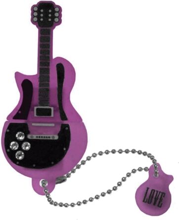 QUAM Pendrive CHIC&LOVE; 16GB Glitter Guitar