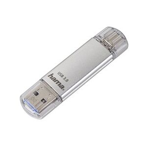 Hama Clé USB C-Laeta, USB3.1/USB3.0 Type-C, 64GB, 40MB/s, argent - Publicité