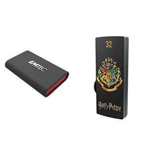 Emtec Pack mobilité Disque SSD X210 128 GB + Clés USB Harry Potter Hogwarts M730 32 GB - Publicité