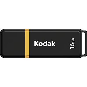 Emtec Kodak Clé USB 16Go Classic K103 Series Clef USB Compatibilité Universelle USB 3.0 USB Key 54x12x6mm Vitesse de Lecture 20MB/s Max Vitesse d'Écriture 10MB/s Max USB Stick Noir et Jaune - Publicité