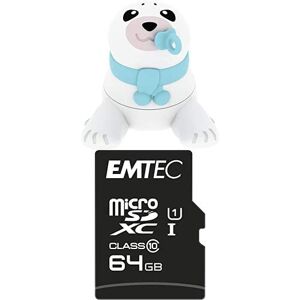 Emtec Pack Support de Stockage Rapide et Performant : Clé USB 2.0 Série Licence 16 Go + Carte MicroSD Gamme Elite Gold Classe 10-64 GB - Publicité