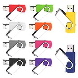 General Lot de 10/20/50 clés USB à capacité réelle 64 Mo - Publicité