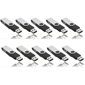 General Lot de 20 clés USB 2.0 16 MB-512 Mo 1 Go-32 Go Noir - Publicité