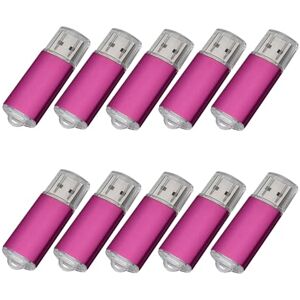 Fenglangrong Yaxiny Lot de 10 clés USB 2.0 1 Go rose - Publicité