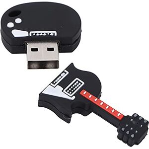 ASHATA Clé USB 16 Go/32 Go/64 Go/128 Go, Clé USB de Stockage Externe, Forme Mignonne de Guitare Basse, Clé USB Portable, Accessoires Cadeaux, pour 7/8/10 (128 Go) - Publicité