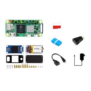 Waveshare Zero 2 W Package G, Bundle with USB Hat+1.3inch IPS Display Power Supply 5V/3A TF Card 16GB Card Reader and So on, with Pre-Solder Color Coded Pinheader, Compatible with Raspberry Pi - Publicité