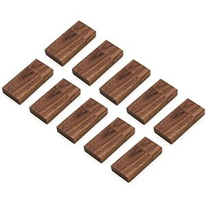 Ruiqilin Lot de 10 clés USB en bois (3.0 32 Go, bois de noyer) - Publicité