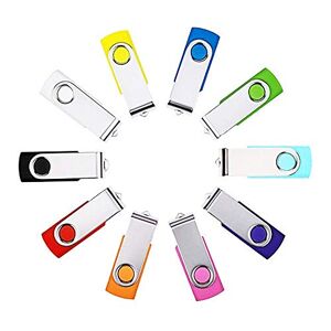 Anloter Lot de 10 clés USB 2.0 de 32 Go (multicolore, 32 Go) - Publicité