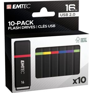 Emtec , Mémoire Informatique, Clé USB, Clés USB-A K100 3.2, 16GB, ECMMD16GK102P10 - Publicité