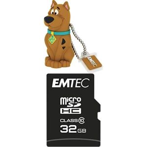 Emtec Pack Support de Stockage Rapide et Performant : Clé USB 2.0 Série Licence Hanna Barbera 16 Go + Carte MicroSD Collection Classic Classe 10-32 GB - Publicité