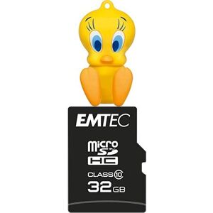 Emtec Pack Support de Stockage Rapide et Performant : Clé USB 2.0 Série Licence Hanna Barbera 16 Go + Carte MicroSD Collection Classic Classe 10-32 GB - Publicité